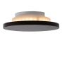 Lucide Glimpse - wandverlichting - Ø 14 x 3,6 cm - 5W LED incl. - zwart