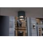 Lutec Focus - buiten plafondlamp - Ø 10 x 10 cm - IP44 - donkergrijs