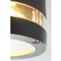Lutec Focus - buiten plafondlamp - Ø 10 x 10 cm - IP44 - donkergrijs