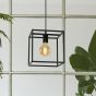 Lichtkoning Achille - hanglamp - 25 x 25 x 155 cm - zwart (actie!)