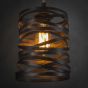Vico Spindle - Hanglamp - 157 x 15 x 150 cm - leisteengrijs