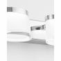 Nova Luce Sabia - spiegellamp - 38 x 9,8 x 7,5 cm - 15W LED incl. - IP44 - chroom