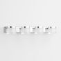 Nova Luce Sabia - spiegellamp - 51 x 9,8 x 7,5 cm - 20W LED incl. - IP44 - chroom