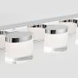 Nova Luce Sabia - spiegellamp - 51 x 9,8 x 7,5 cm - 20W LED incl. - IP44 - chroom