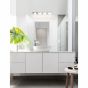 Nova Luce Sabia - spiegellamp - 51 x 9,8 x 7,5 cm - 20W LED incl. - IP44 - chroom