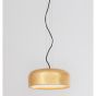 Nova Luce Perleto - hanglamp - Ø 35 x 133 cm - goud en mat wit