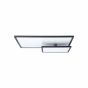Brilliant Bility - plafondverlichting - 62 x 46,5 x 7,4 cm - 36W easyDim LED incl. - wit en zwart