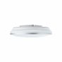 Brilliant Visitation - plafondverlichting RGB met afstandsbediening - Ø 39 x 10,3 cm - 24W dimbare LED incl. - wit en zilver