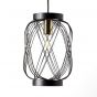 Brilliant Brogan - hanglamp - Ø 20,5 x 189 cm - zwart