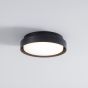 Nova Luce Oliver - buiten plafondverlichting - Ø 27 x 7 cm - 20W LED incl. - IP65 - zandzwart