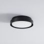 Nova Luce Oliver - buiten plafondverlichting - Ø 27 x 7 cm - 20W LED incl. - IP65 - zandzwart
