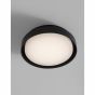 Nova Luce Oliver - buiten plafondverlichting - Ø 27 x 7 cm - 20W LED incl. - IP65 - zandzwart