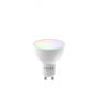 Calex Smart LED spot - Ø 5 x 5,8 cm - GU10 - 5W - dimfunctie en instelbare lichtkleur via app - RGB+W