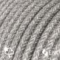 Creative Cables Eiva Pastel - buitenhanglamp met siliconen plafondbevestiging - Ø 12,5 x 164,5 cm - IP65 - zalmroos