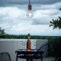 Creative Cables Eiva Pastel - buitenhanglamp met siliconen plafondbevestiging - Ø 12,5 x 164,5 cm - IP65 - zalmroos