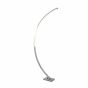 Searchlight Colton - staanlamp - 169 cm - 24W dimbare LED incl. - satijn zilver