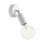 Creative Cables Eiva - buiten- en/of badkamerwandlamp met siliconen bevestiging - Ø 12,5 x 10,5 cm - IP65 - wit