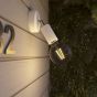 Creative Cables Eiva - buiten- en/of badkamerwandlamp met siliconen bevestiging - Ø 12,5 x 10,5 cm - IP65 - wit