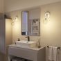 Creative Cables Eiva - buiten- en/of badkamerwandlamp met siliconen bevestiging - Ø 12,5 x 10,5 cm - IP65 - wit