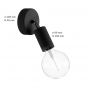 Creative Cables Eiva - buiten- en/of badkamerwandlamp met siliconen bevestiging - Ø 12,5 x 10,5 cm - IP65 - wit