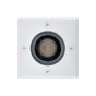 Lichtkoning Hades - vierkante grondspot voor buiten - 110 x 110 mm, Ø100 mm inbouw - IP67 - wit