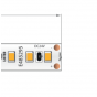 KLUS LED strip - 0,8cm breed, 500cm lengte - 24Vdc - dimbaar - 9,6W LED per meter - 120 LEDs per meter - IP20 - 2700K