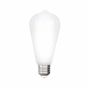 iDual LED-lamp met afstandsbediening - Ø 6,4 x 14 cm - E27 - 9W dimbaar - 2200K tot 6500K - melkglas