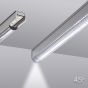 Klus Regulor - LED profiel - 1,2 x 1,6 cm - 300cm lengte - geanodiseerd zilver