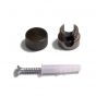 Creative Cables Sarè - metalen plafond/wand bevestigingspunt - ø 1,6 cm - gunmetal