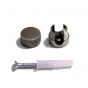 Creative Cables Sarè - metalen plafond/wand bevestigingspunt - ø 1,6 cm - titanium