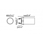 Faro Stan - inbouwspot - ø 6 x 13,7 cm, inbouwmaat ø 5 cm - zwart