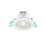 Sylvania Start Eco Spot - inbouwspot - Ø 87 mm, 74 mm inbouwmaat - 5,5W dimbare LED incl. - IP44 - 4000K - wit
