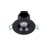 Sylvania Start Spot - inbouwspot - Ø 86 mm, 72 mm inbouwmaat - 9W dimbare LED incl. - IP44 - zwart