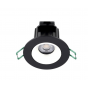 Sylvania Start Spot - inbouwspot - Ø 86 mm, 72 mm inbouwmaat - 9W dimbare LED incl. - IP44 - zwart