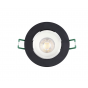 Sylvania Start Spot - inbouwspot - Ø 86 mm, 72 mm inbouwmaat - 9W dimbare LED incl. - IP44 - zwart