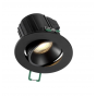 Sylvania Start Spot - inbouwspot - Ø 86 mm, 72 mm inbouwmaat - 9W dimbare LED incl. - IP44 - zwart