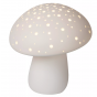 Lucide Fungo - tafellamp - 26,5 x 27 x 29 cm - wit