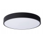 Lucide Unar - plafondverlichting - Ø 39,50 x 5 cm - 24W dimbare LED incl. -  3 stappen dimmer - zwart