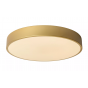 Lucide Unar - plafondverlichting - Ø 39,50 x 5 cm - 24W dimbare LED incl. -  3 stappen dimmer - mat goud