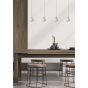 Lucide Favori - hanglamp - 100 x 10 x 100 cm - wit