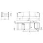 Tridonic LED driver voor 24Vdc LED strips - 24Vdc/230V - 60W - dimbaar