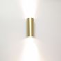 Artdelight Roulo1 - wandverlichting -  Ø 6,5 x 15,4 cm - mat goud