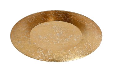 Lucide Foskal - plafondverlichting - Ø 34,5 x 7,3 cm - 12W LED incl. - messing
