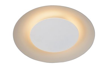 Lucide Foskal - plafondverlichting - Ø 21,5 x 5,2cm - 6W LED incl. - wit