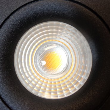 Artdelight Venice 2208 - inbouwspot - Ø 80 mm, Ø 68 mm inbouwmaat - 8W dimbare LED incl. - IP44 - zwart