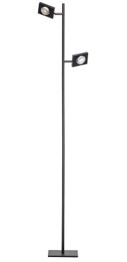 ETH Jake - vloerlamp - 31 x 18 x 150 cm - 3 stappen dimbaar - 20W LED incl. - zwart