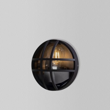 Nova Luce Amel - buiten wandverlichting - Ø 17,5 x 10 cm - IP65 - donker antraciet
