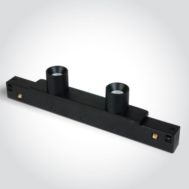 ONE Light magnetisch railsysteem MINI &amp; MIDI - railspot 2L - 20 x 2,7 cm - 2 x 2W LED incl - zwart