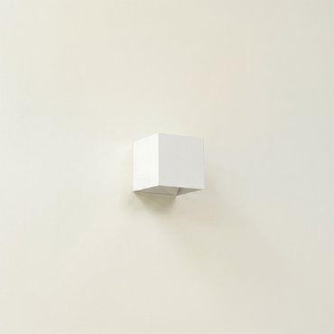 Artdelight Gymm - wandverlichting - 10 x 10 x 10 cm - wit