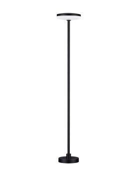Nova Luce Nawa - tuinpaal - Ø 15 x 93 cm - 12W LED incl. - IP65 - zandzwart
